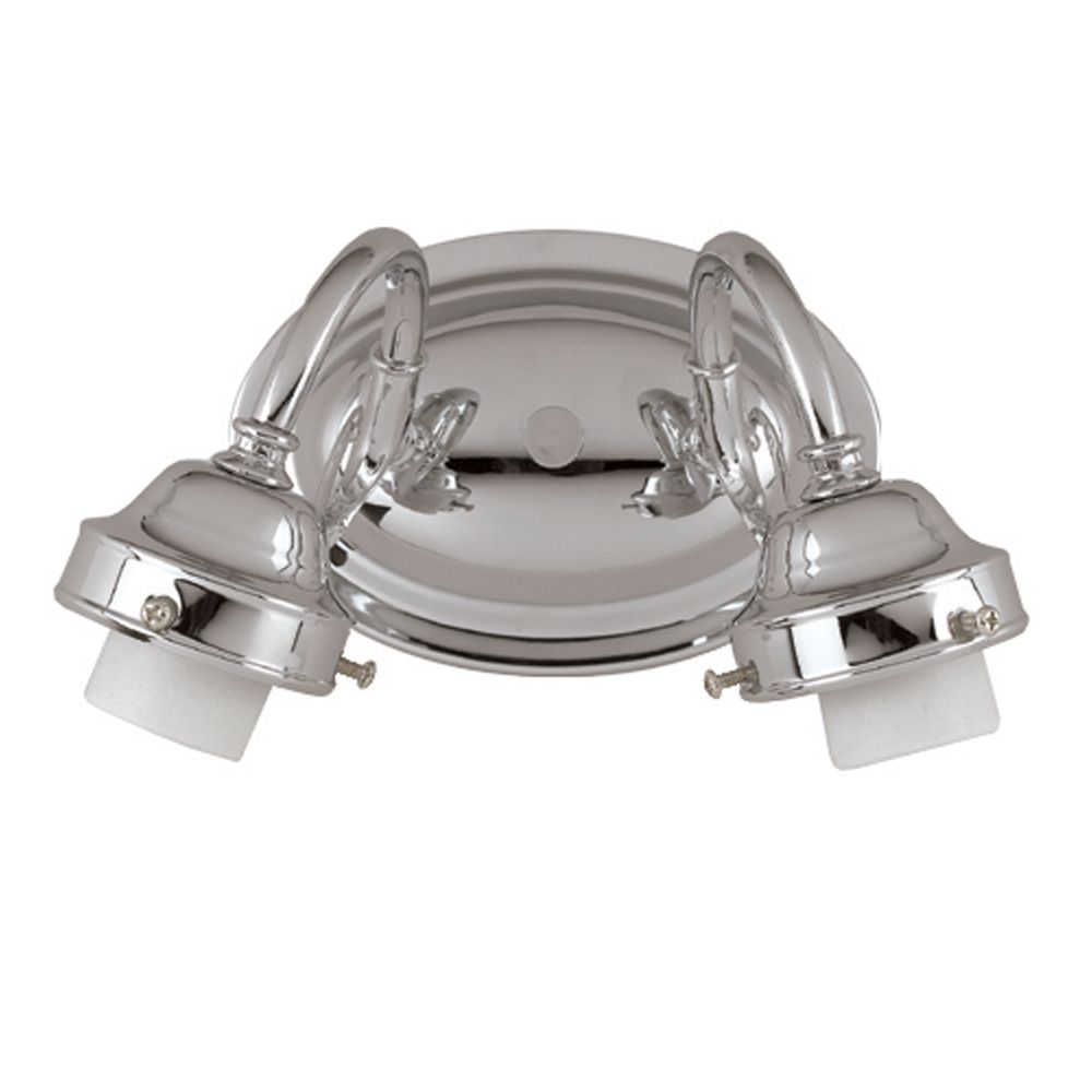 Shawson Lighting 20,32cm Vanité de salle de bains, sans verre, fini chromé Shawson Lighting 20,32cm Vanité de salle de bains, sans verre, fini chromé