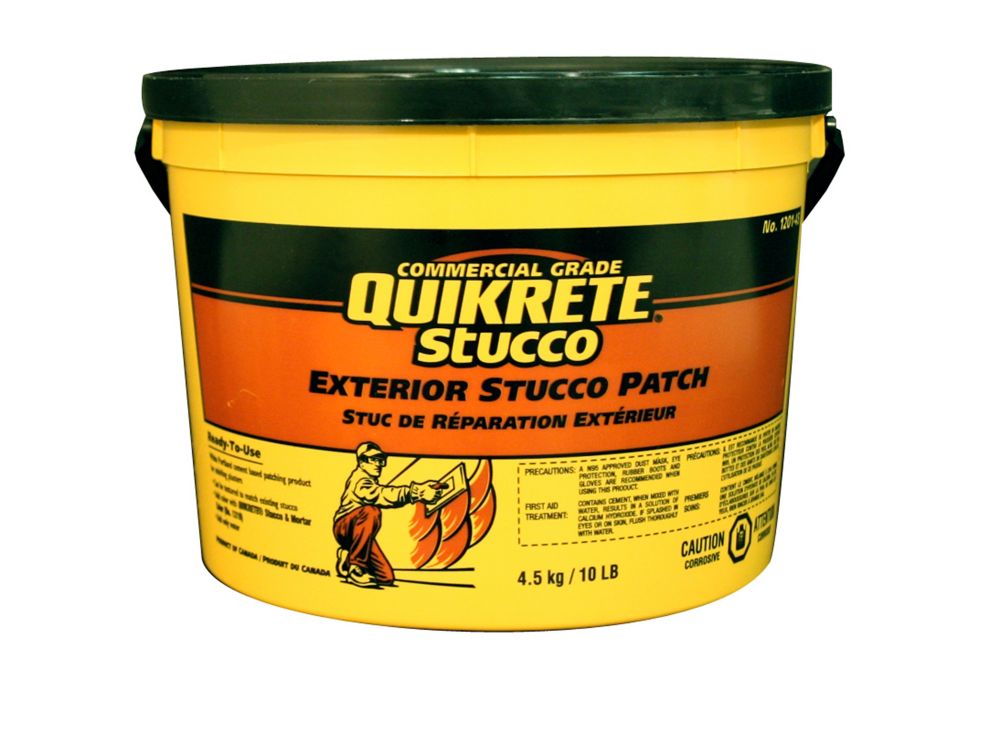 Quikrete Exterior Stucco Patch 4.5kg | The Home Depot Canada