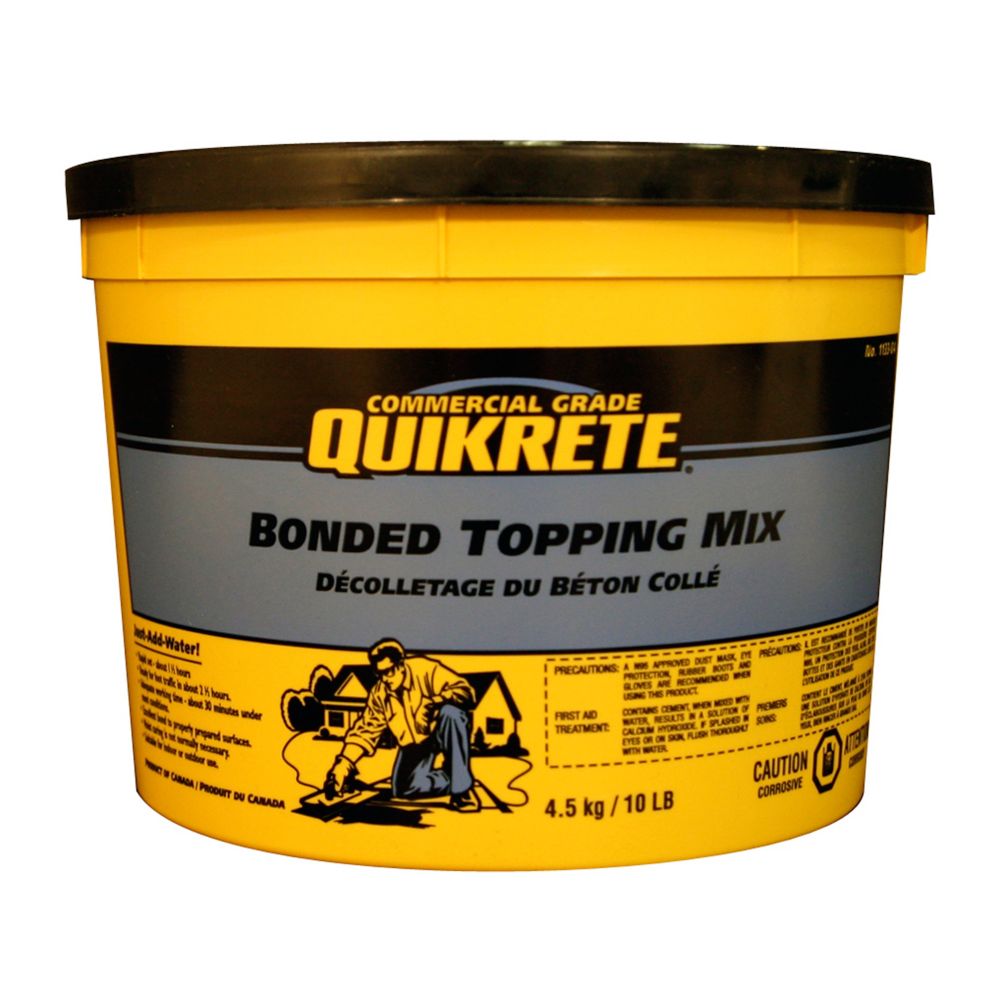 Quikrete Bonded Topping Mix 4.5kg Pail The Home Depot Canada