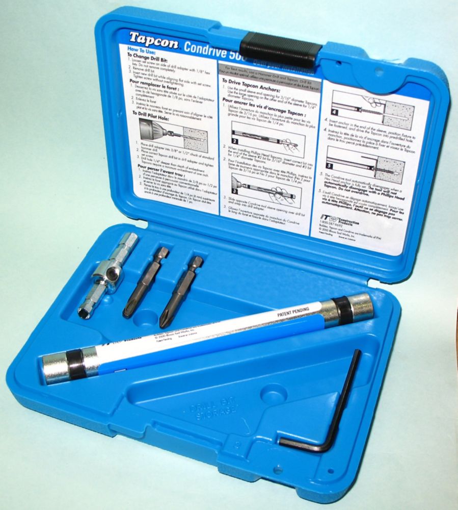 ITW Tapcon Condrive Tool Kit The Home Depot Canada