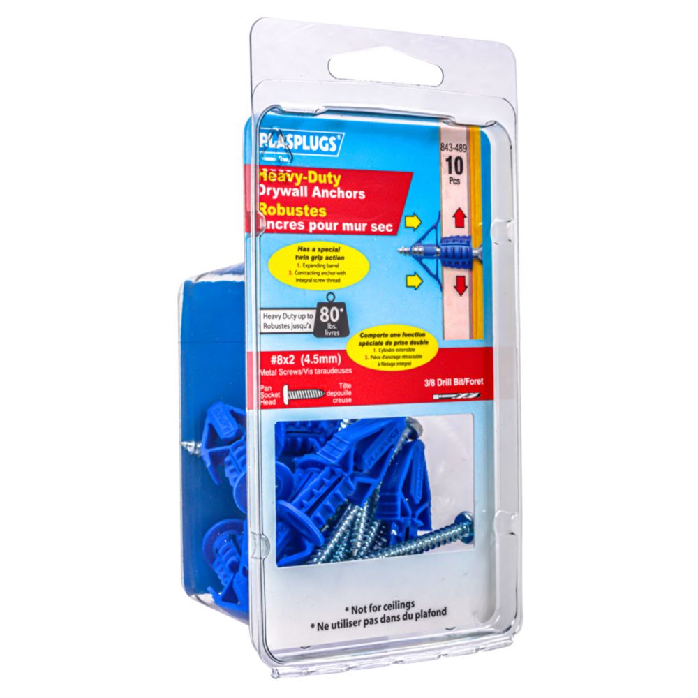 Paulin 5/83/4 Toggler Hollow Wall Anchor The Home Depot Canada