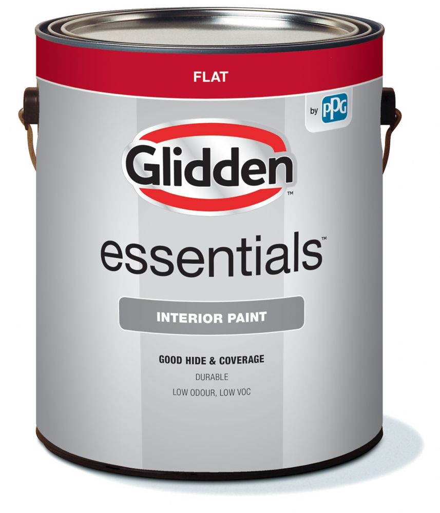 Glidden Essentials Interior Latex Flat Medium Base 3.60L The Home