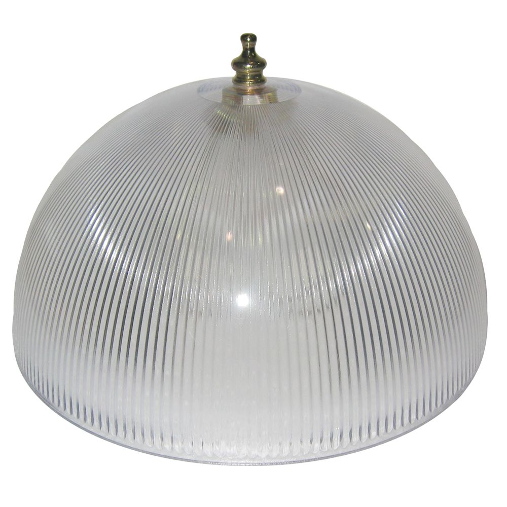 Shawson Lighting 8 In Dome Clip On Clear Finish