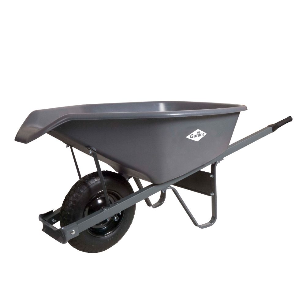 6 cubic foot poly wheelbarrow