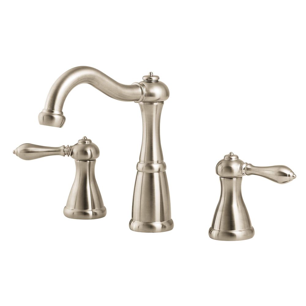  Widespread Bathroom Faucet in Brushed Nickel  The Home Depot Canada