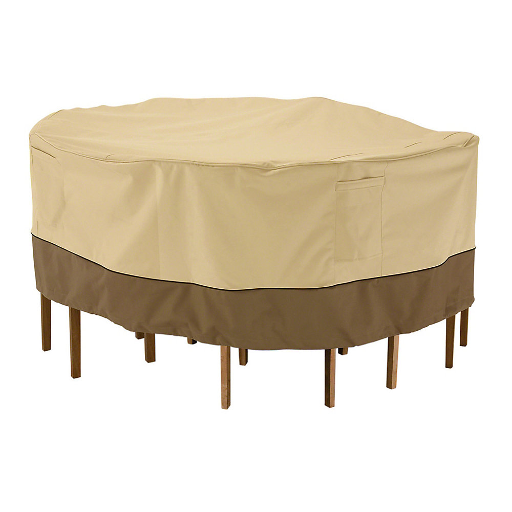 Classic Accessories Housse pour ensemble de table et chaises de patio