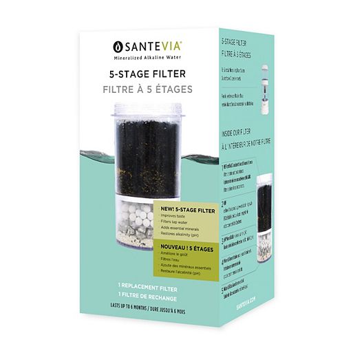 Santevia Single Alkaline Water Pitcher Filter The Home Depot Canada
