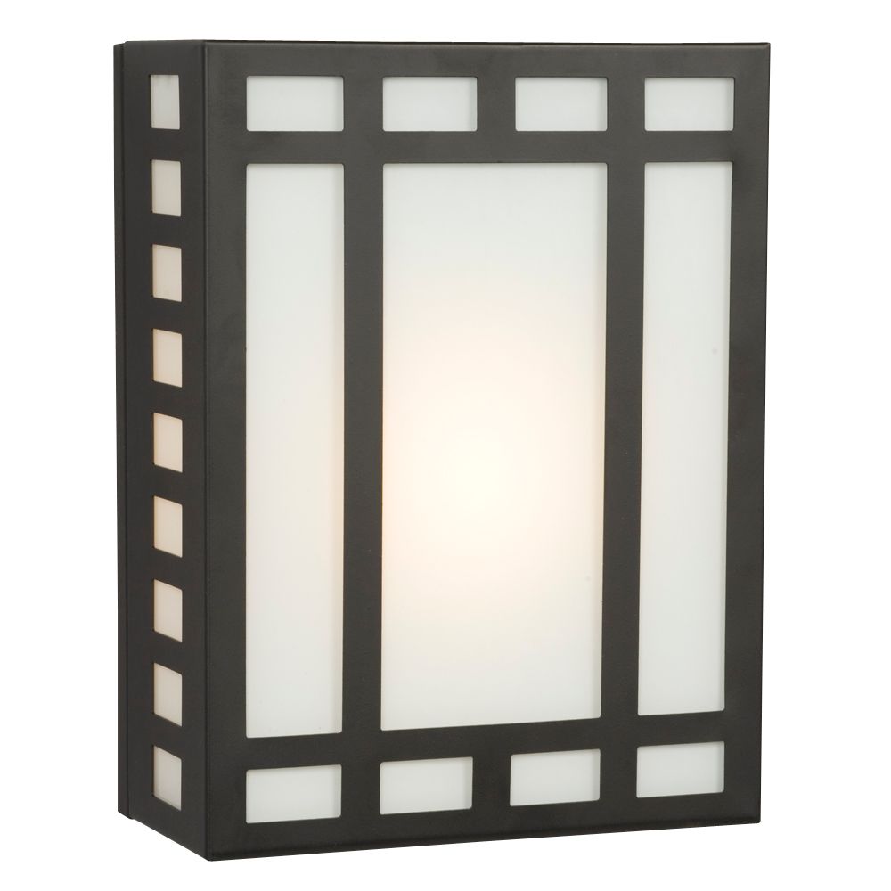 Hampton Bay Bronze Wall Sconce The Home Depot Canada