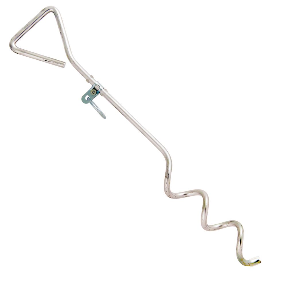 KingChain Dog Tie Out16 inches Stl Corkscrew Stake The Home Depot Canada