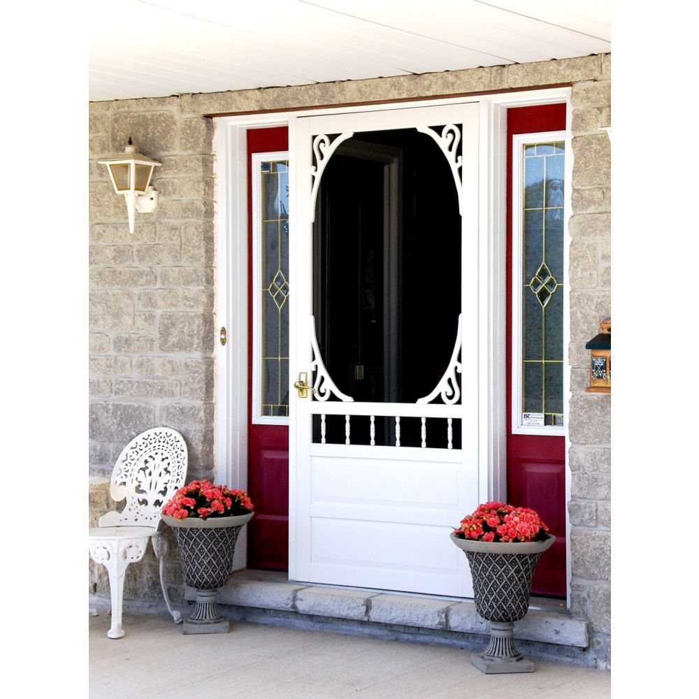 DIY 34inch x 80inch Glenwood Wood Screen Door The Home Depot Canada