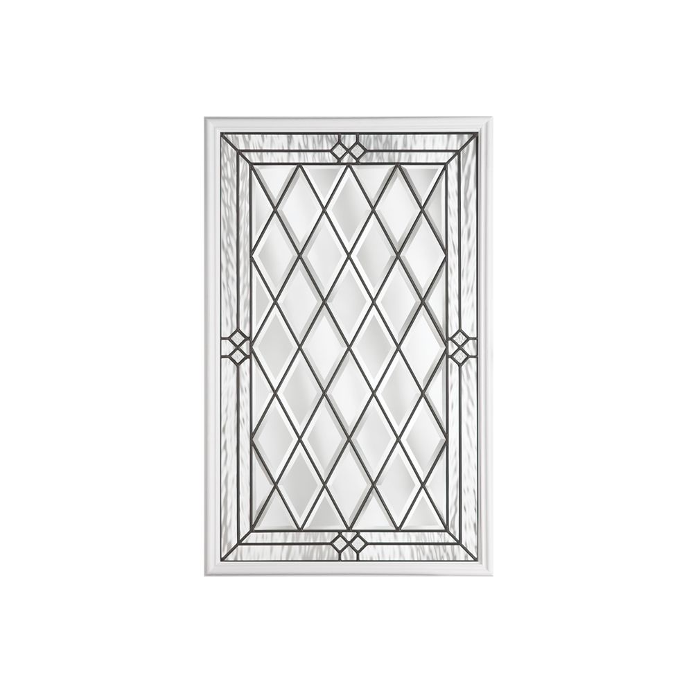 Masonite 22-inch X 36-inch San Pietro 1/2-Lite Insert | The Home Depot ...