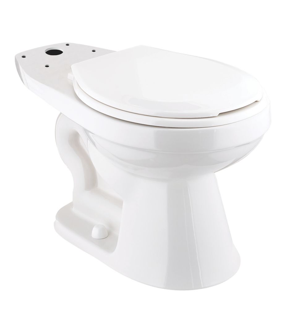 Foremost Premier Round Toilet Bowl Only in White The Home Depot Canada