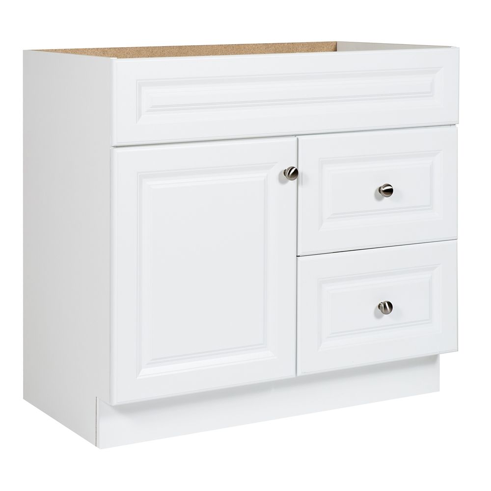 GLACIER BAY 36 in White Hampton Vanity The Home Depot Canada