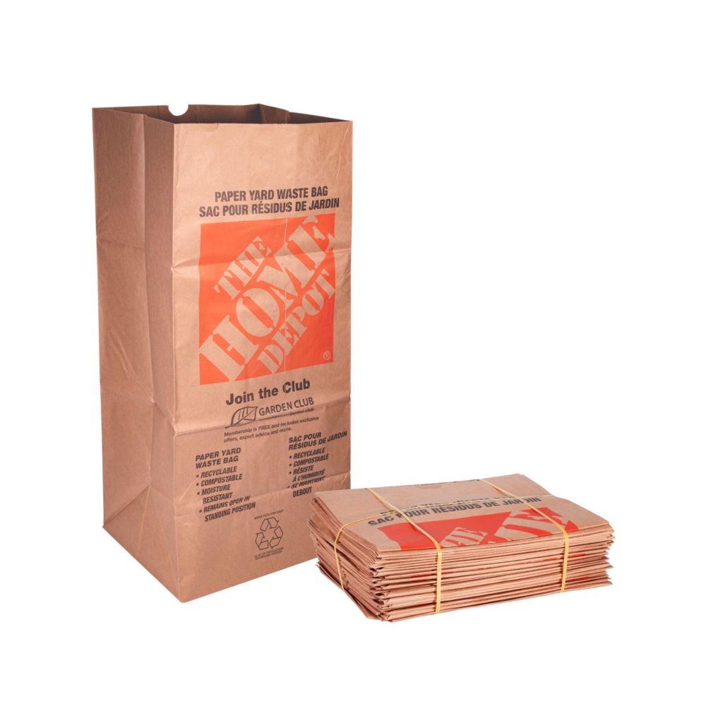 THD Sacs en papier pour résidus de jardin, paquet de 25 Home Depot Canada