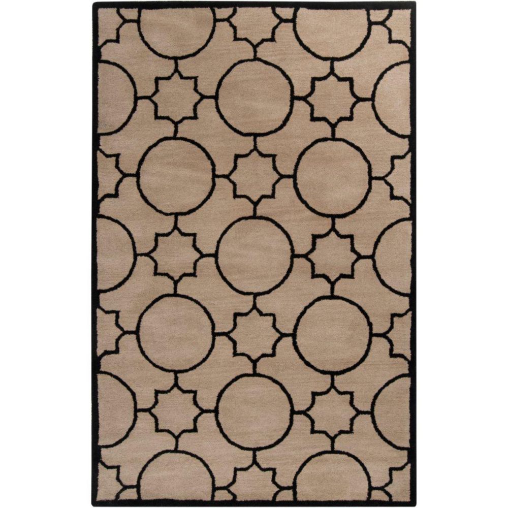 Artistic Weavers Tapis Oscar ivoire en laine 5 Pi. x 7 Pi. 9 Po. Artistic Weavers Tapis Oscar ivoire en laine 5 Pi. x 7 Pi. 9 Po.