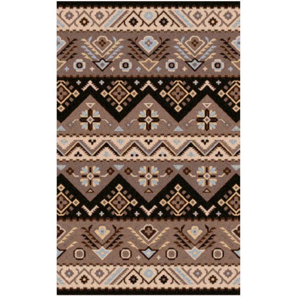 Artistic Weavers Tapis Dillon noir en laine5 Pi. x 7 Pi. 9 Po. Artistic Weavers Tapis Dillon noir en laine5 Pi. x 7 Pi. 9 Po.