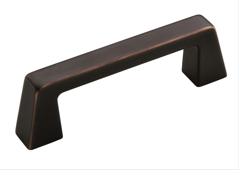 Amerock Poignée centres à 3 po (76mm) Blackrock - Bronze huilé Amerock Poignée centres à 3 po (76mm) Blackrock - Bronze huilé