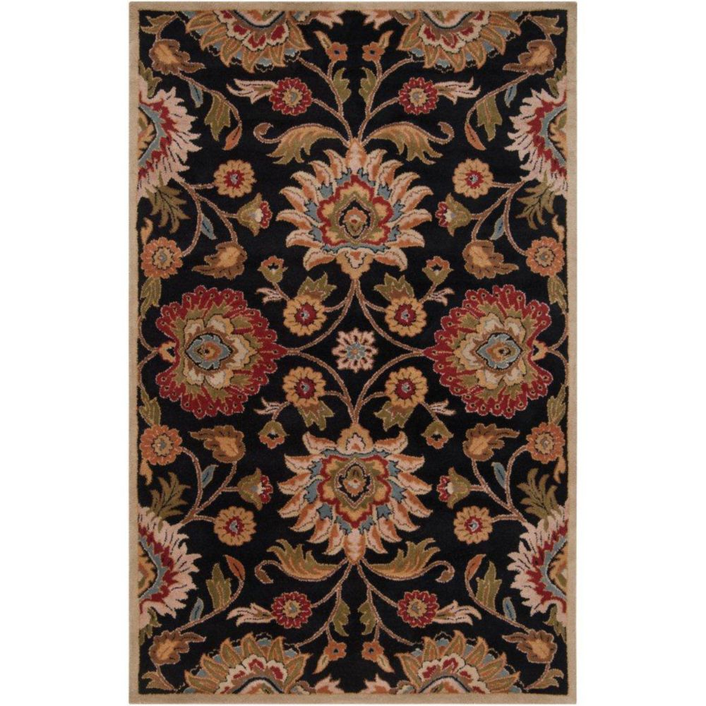 Amanda Black 5 Ft X 7 9 Inch Indoor Contemporary Rectangular Area Rug