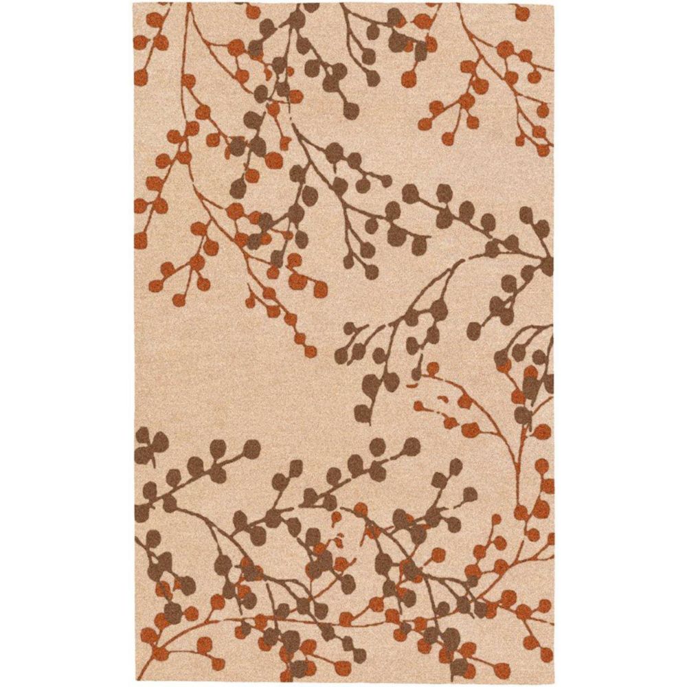 Artistic Weavers Tapis Blossoms beige en laine 8 Pi. x 10 Pi. Artistic Weavers Tapis Blossoms beige en laine 8 Pi. x 10 Pi.