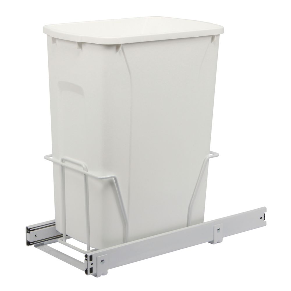 Knape & Vogt SlideOut Waste Bin 35 Quart Lid is not Included The