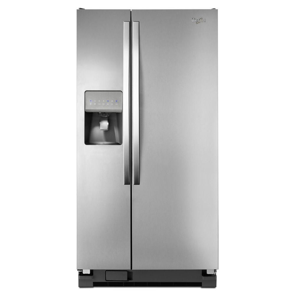 Whirlpool 21.2 cu. ft. SidebySide Refrigerator with LED Lighting in