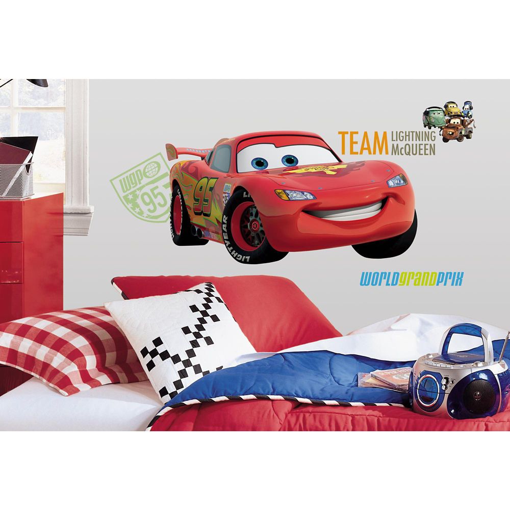 RoomMates DisneyCars 2 Peel & Stick Giant Wall Decal The Home Depot