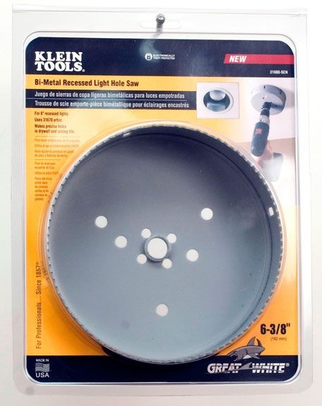 6 38 Inch Bi Metal Recessed Light Hole Saw