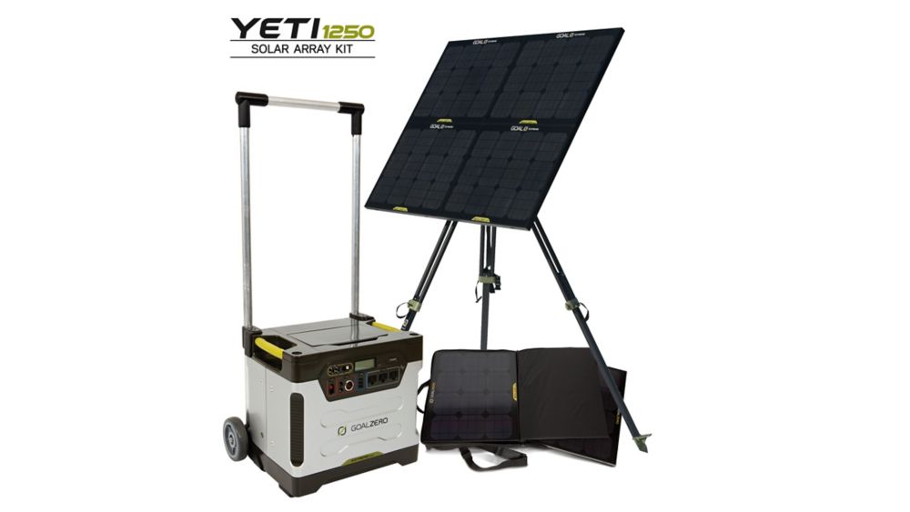 Goal Zero Yeti 1250 Solar Array Kit The Home Depot Canada