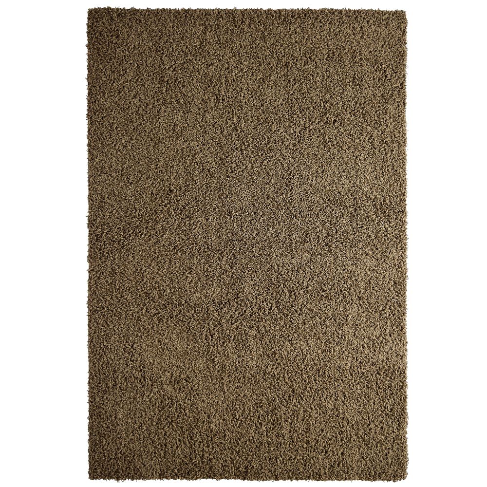 Lanart Rug Comfort Shag Taupe 8 ft. x 10 ft. Area Rug The Home Depot