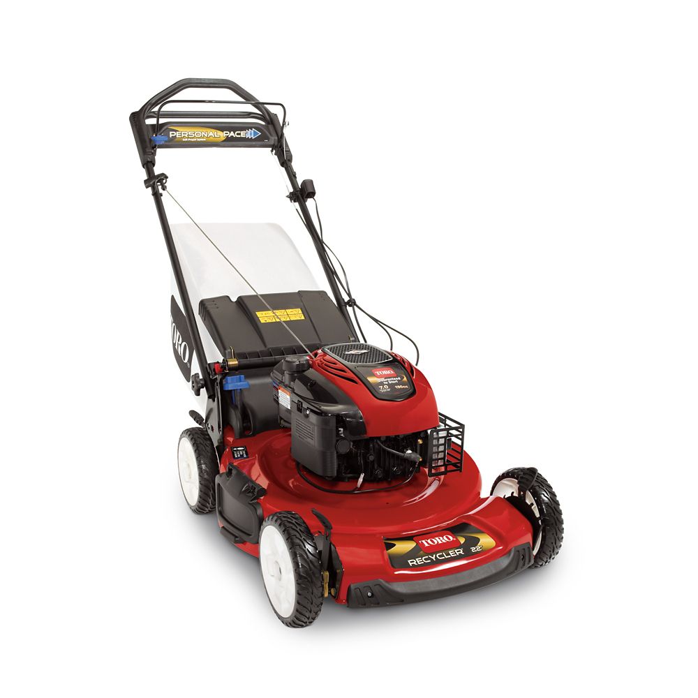Toro 22inch Personal Pace SelfPropelled Gas Lawn Mower with Blade