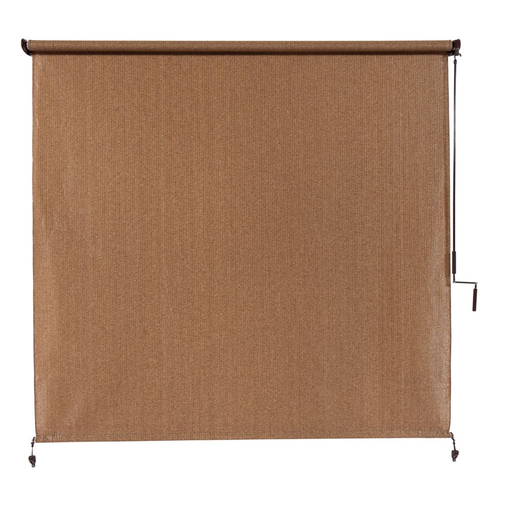 Coolaroo Outdoor Crank Roller Shade with 95 UV Protection0 (10 ft. x 8