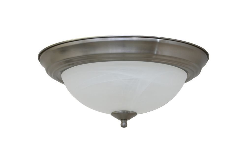 Shawson Lighting 33,66cm plafonnier, fini nickel brossé Shawson Lighting 33,66cm plafonnier, fini nickel brossé