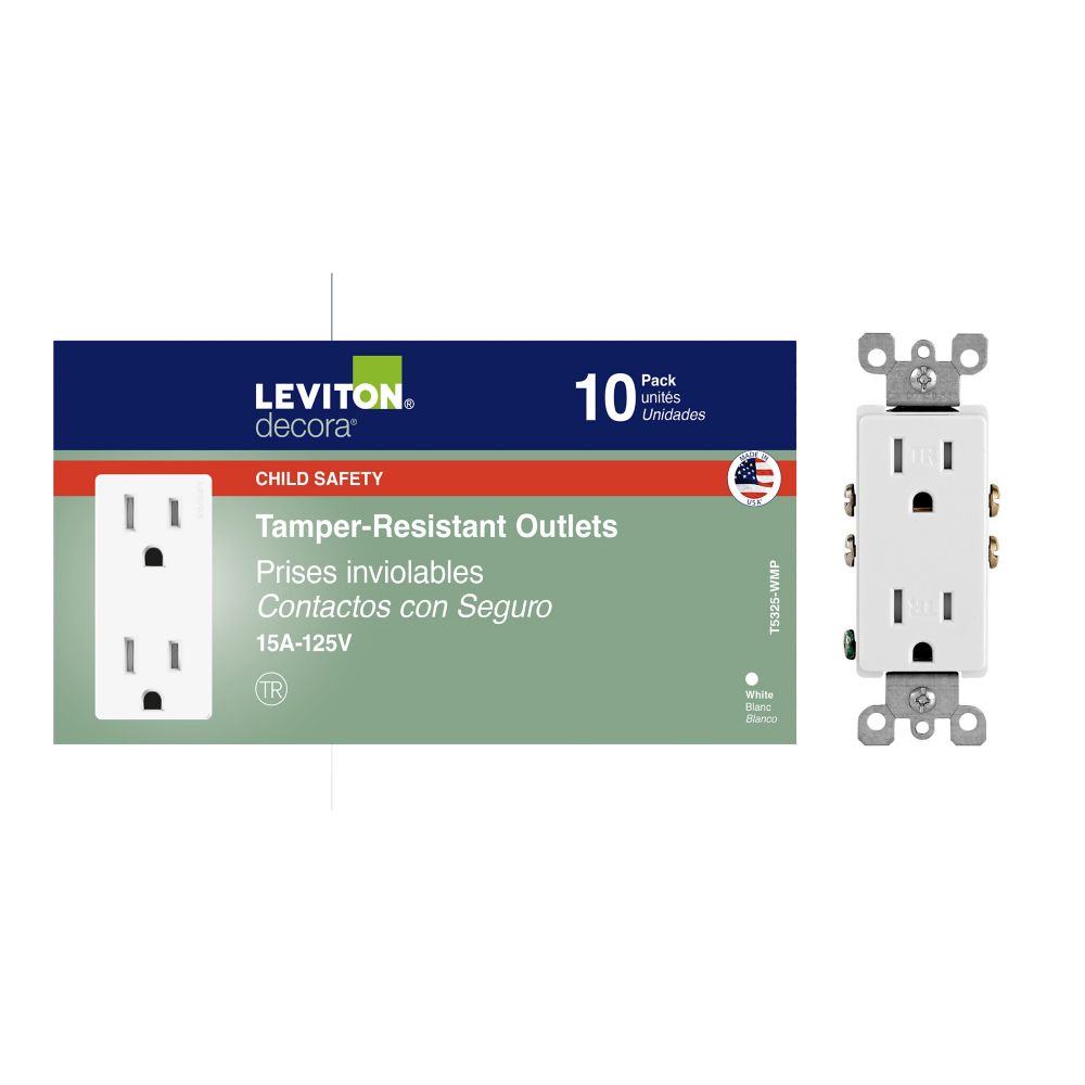 Leviton Decora Outlets 10 Pack
