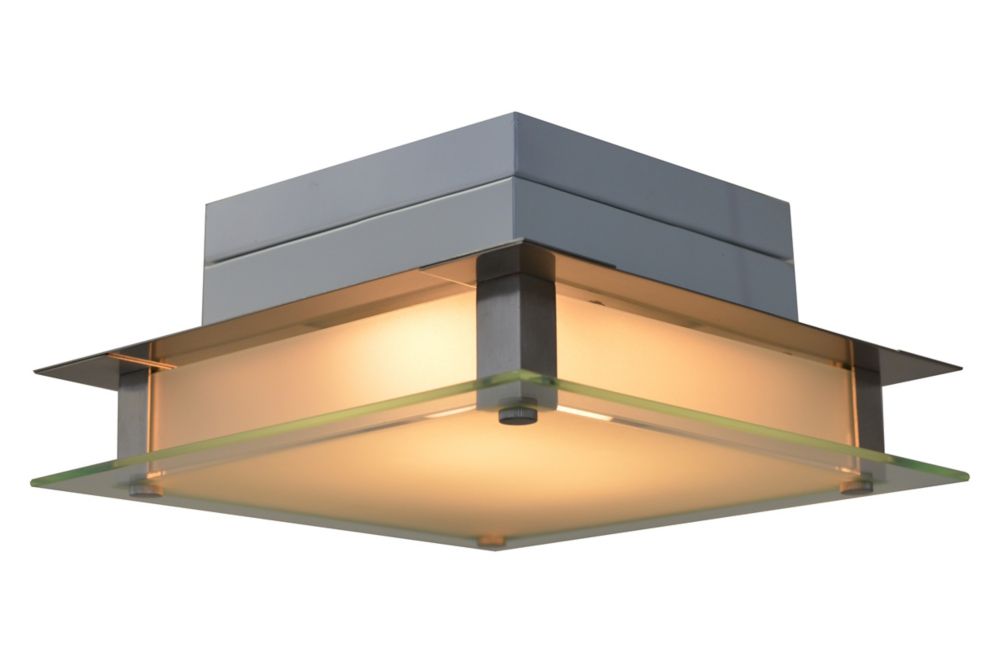 Shawson Lighting 2Light 60W Brushed Nickel Flushmount Ceiling Light