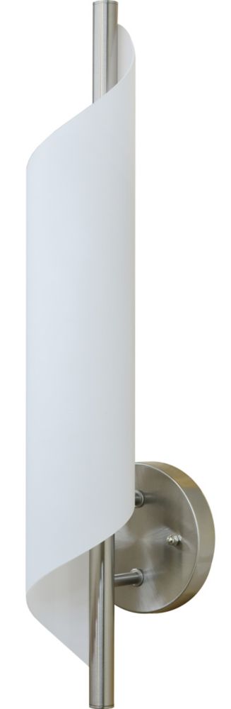 Shawson Lighting 11,43cm applique, fini nickel brossé Shawson Lighting 11,43cm applique, fini nickel brossé