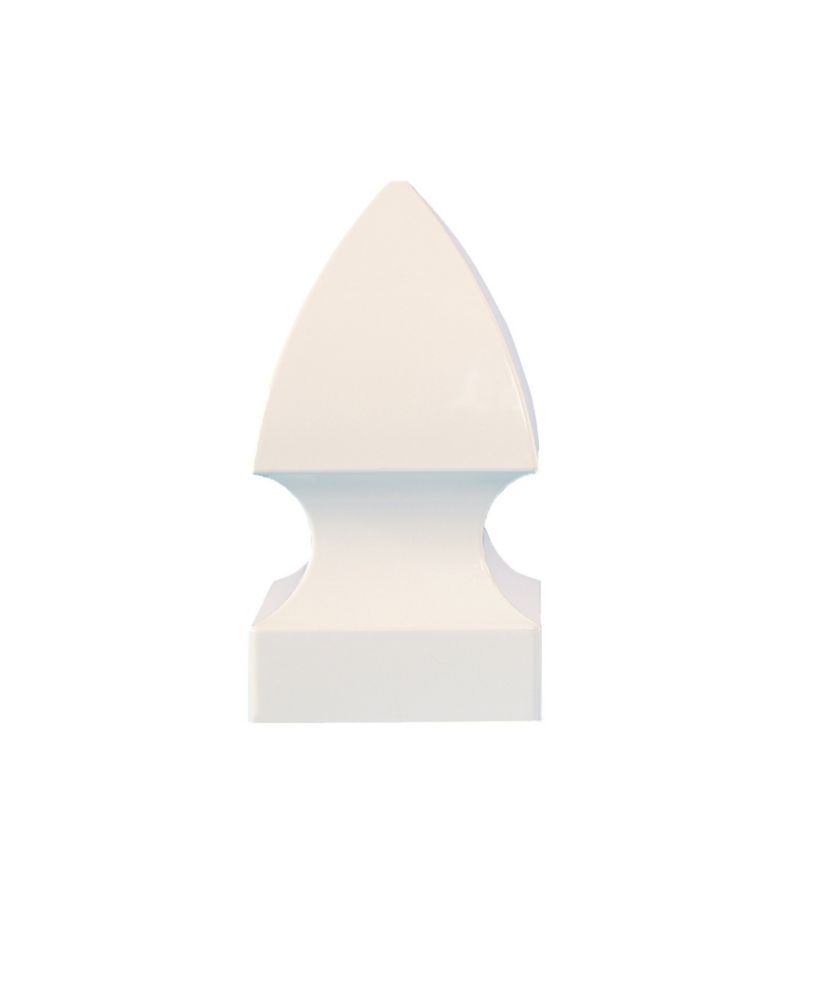 Classy Caps 4X4 Gothic White Pvc Post Cap The Home Depot Canada