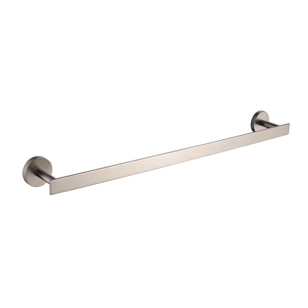 Kraus Imperium Bathroom Accessories Towel Bar 600mm Brushed Nickel