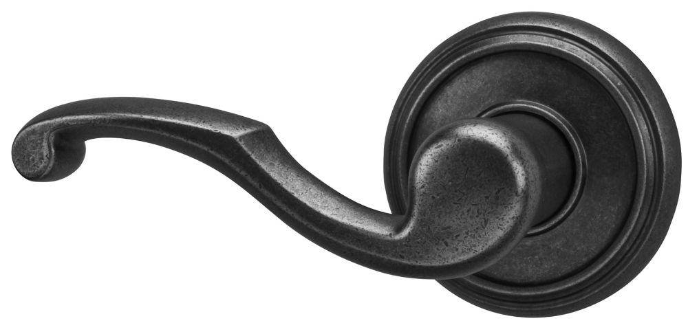 Weiser Maya Rustic Pewter Passage Lever | The Home Depot Canada