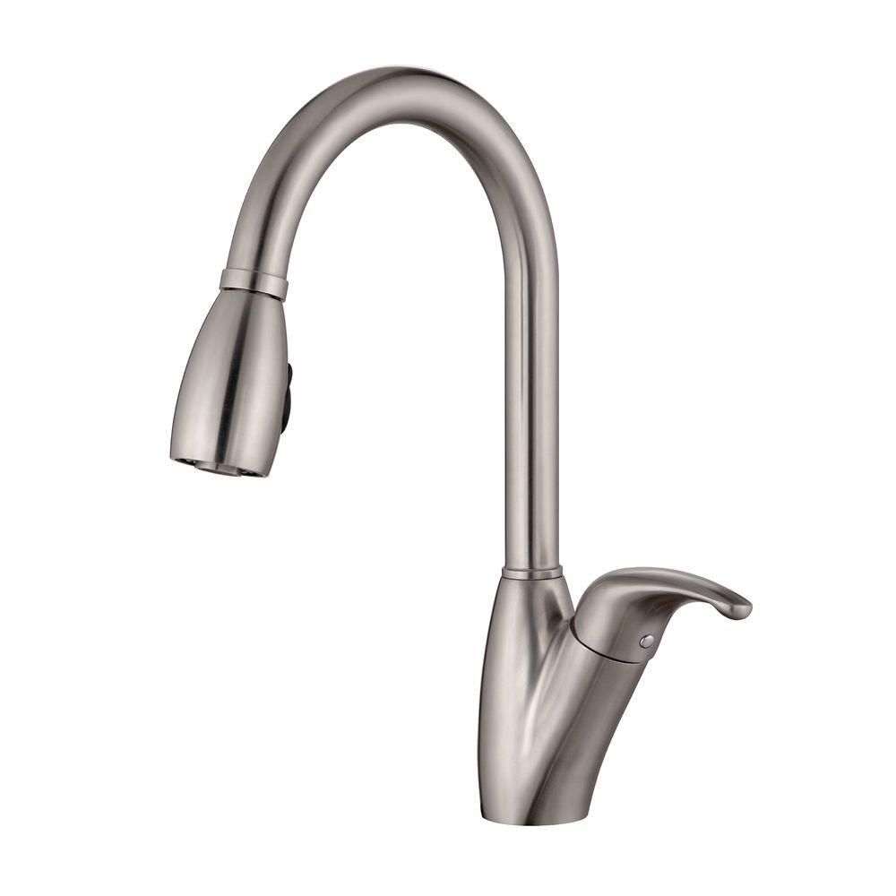 ... Lever Stainless Steel Pull Out Kitchen Faucet KPF-2120 Canada Discount