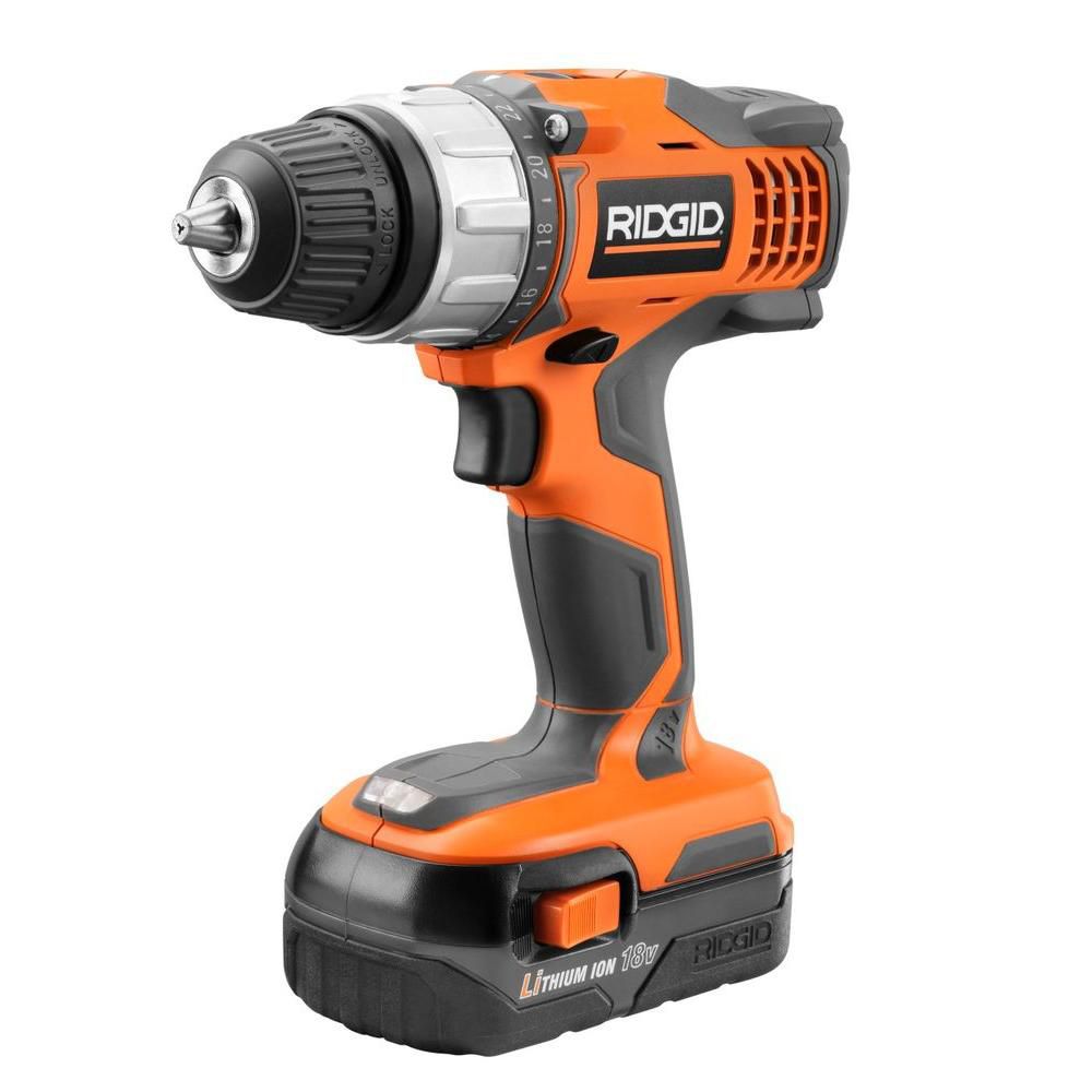 RIDGID 18V Li-Ion MAX Compact Drill/Driver | The Home Depot Canada