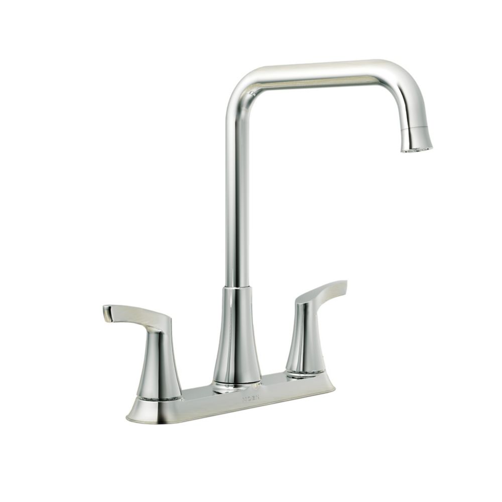 Moen Danika Two Handle High Arc Kitchen Faucet In Chrome