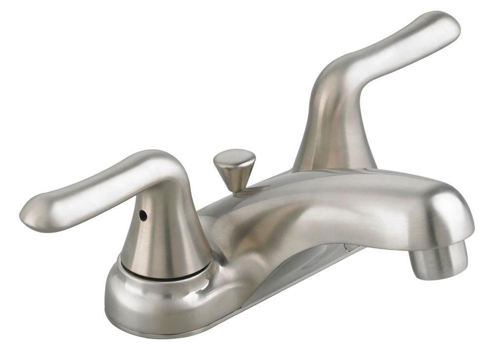 American Standard Cadet 4-inch 2-Handle Low-Arc Bathroom Faucet in ...