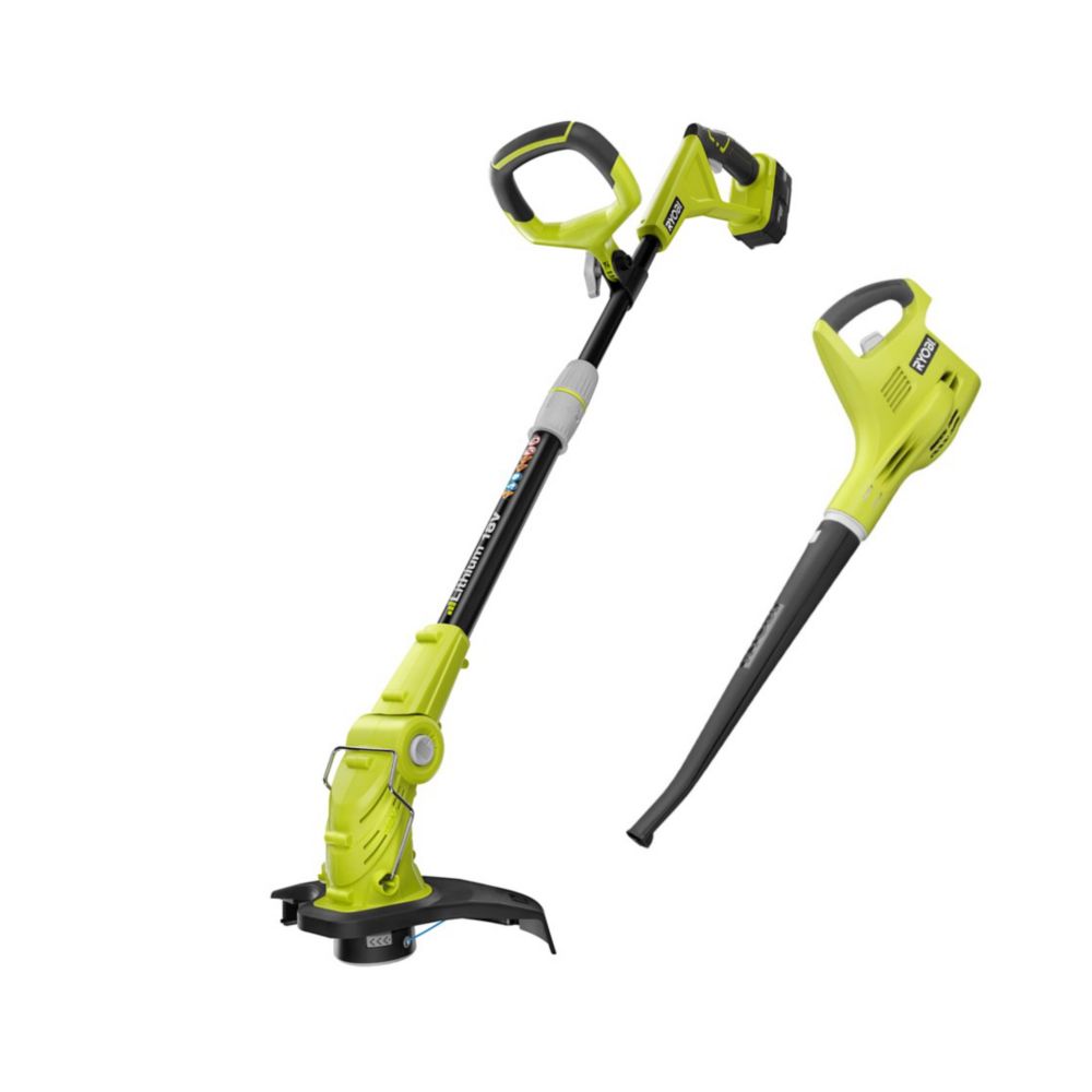 RYOBI 18-Volt ONE+ Lithium-Ion String Trimmer and Cordless