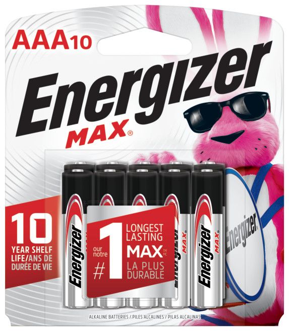 Energizer Max 10xAAA Alkaline Battery 