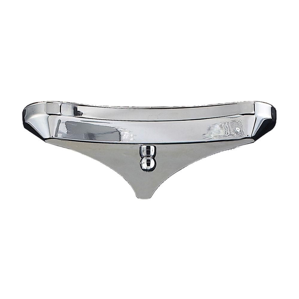 Titan Lighting Plafonnier triangulaire à 3 ampoules au fini chrome poli Titan Lighting Plafonnier triangulaire à 3 ampoules au fini chrome poli