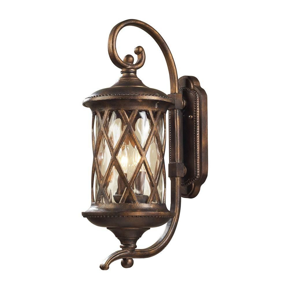 UPC 843558035960 product image for 2-Light Outdoor Hazelnut Bronze Sconce | upcitemdb.com