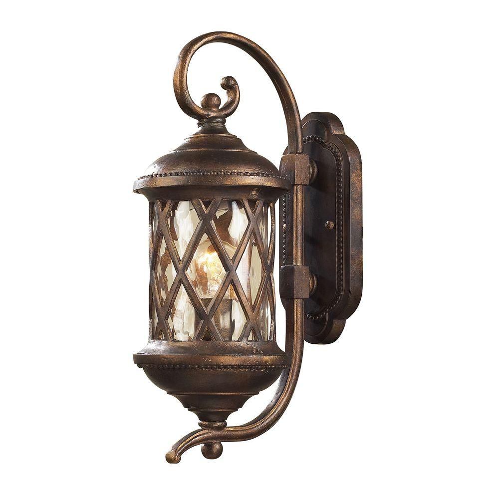 UPC 843558035953 product image for 1-Light Outdoor Hazelnut Bronze Sconce | upcitemdb.com