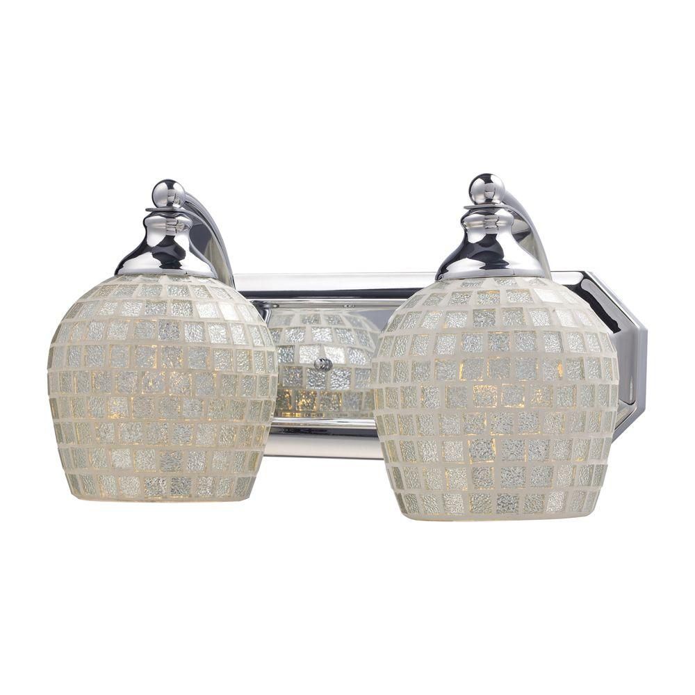 UPC 843558040339 product image for 2-Light Wall Mount Polished Chrome Vanity | upcitemdb.com