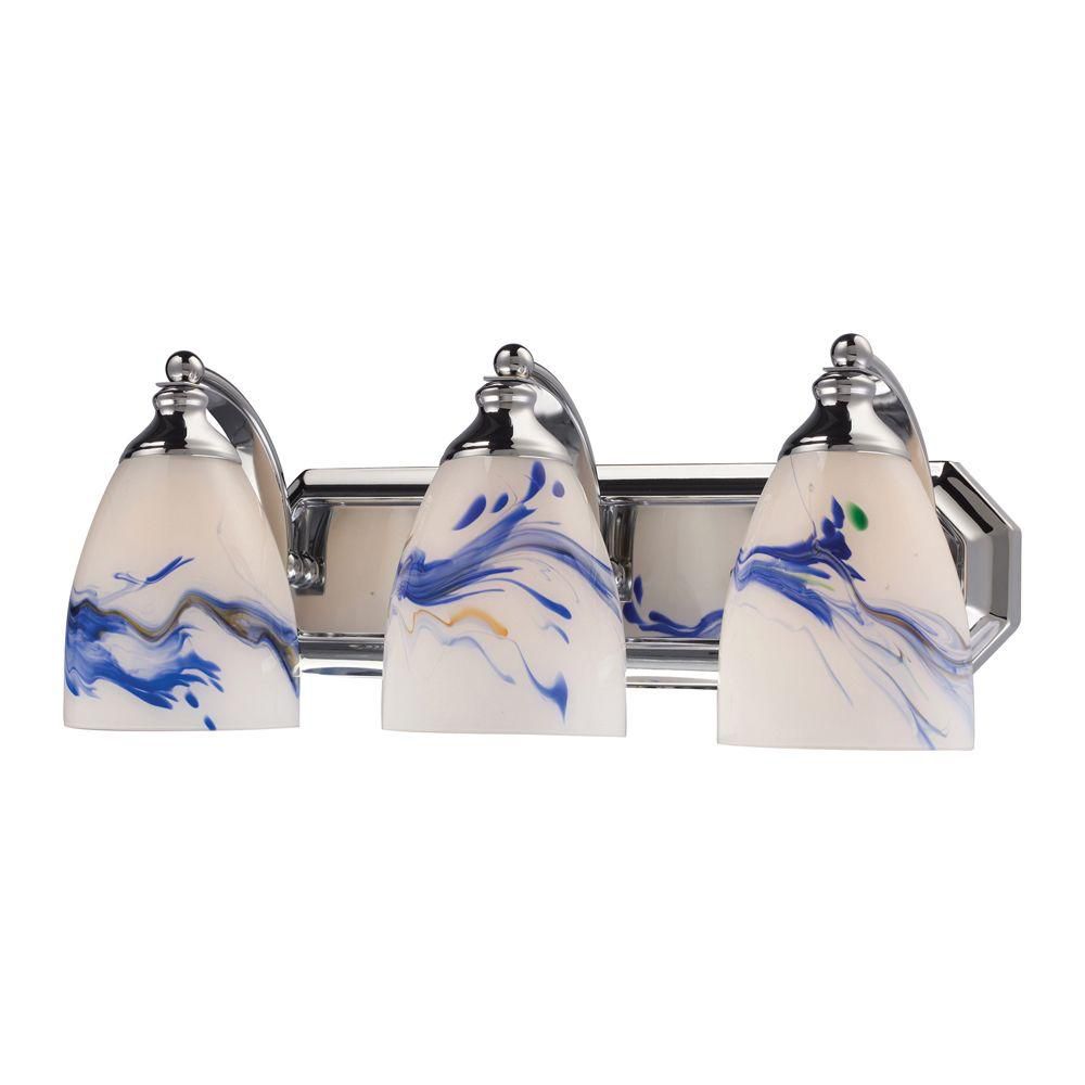 UPC 843558040995 product image for 3-Light Wall Mount Polished Chrome Vanity | upcitemdb.com