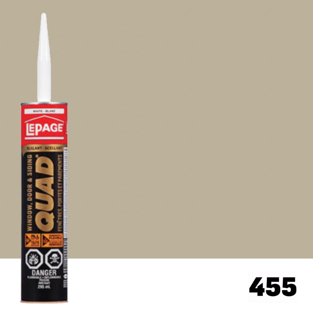 LePage QUAD Low VOC Advanced Formula Beige 455 295mL The Home Depot